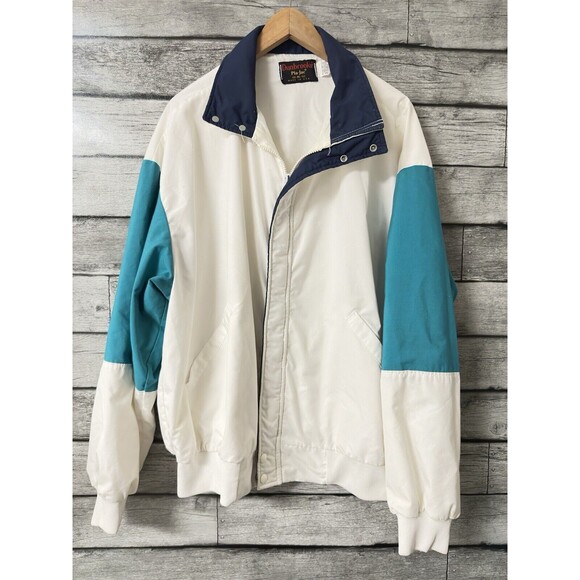 Gilet Bouffant Homme Vintage Pla-Jac By Dunbrooke - Taille L, Bleu, Fermeture à Pression - Occasion Très Bon état, Style Puffer